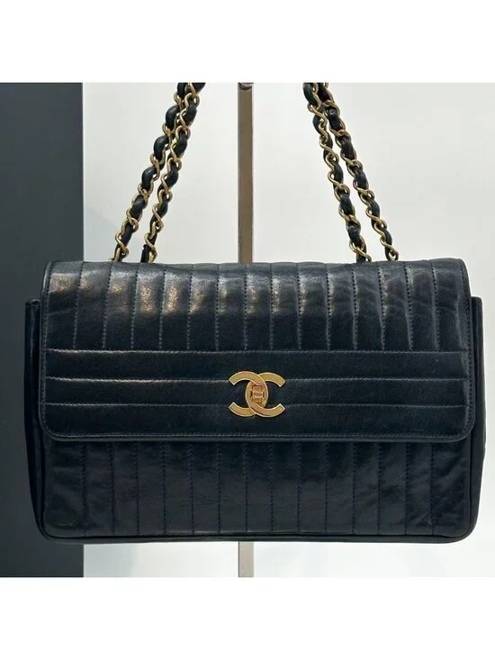 Chanel Mademoiselle Quilted Chain Shoulder Bag Vintage - Picture 4 of 16